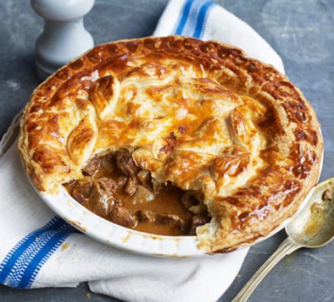 Meat Pie with Flaky Pastry